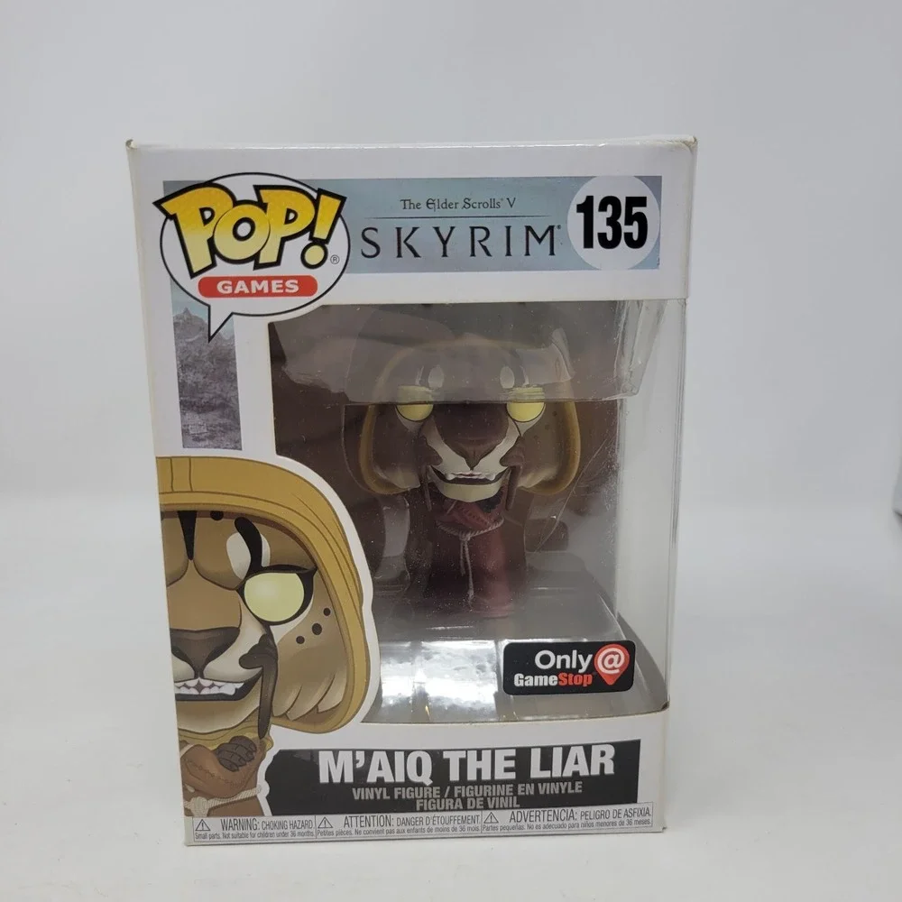 Funko Pop! :‎ Skyrim - M'aiq the Liar - GameStop (Exclusive) #135